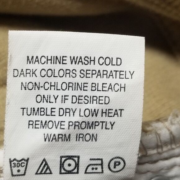 CALVIN KLEIN 8/32 Pants Flare Low Rise Corduroy Camel Tan Academia Bohemian Boho - Picture 8 of 11